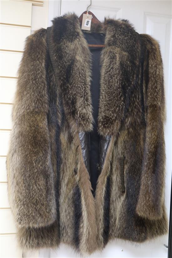 A fur jacket